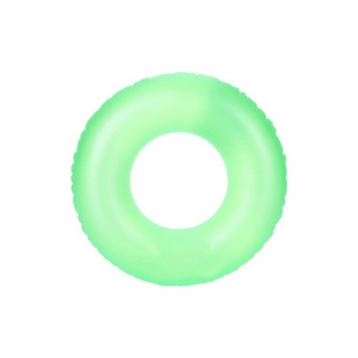 Boia Circular Infantil Inflável Mor Neon Verde - 76 Cm