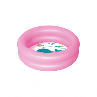 Banheira Infantil Inflável Mor 28l Rosa