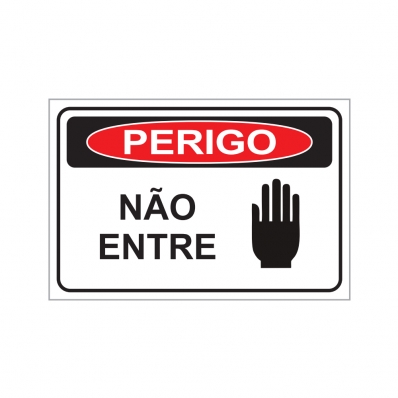 PLACA NÃO ENTRE