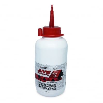 LUBRIFICANTE DE CORRENTE ÚMIDO SPORTS - 270 ML - VERMELHO