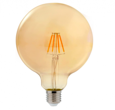 Lâmpada Led Filamento Bivolt-4W 2.2K E-27 G 125