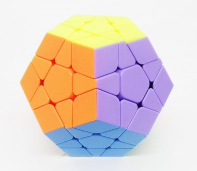 Cubo mágico interativo megaminx colorido