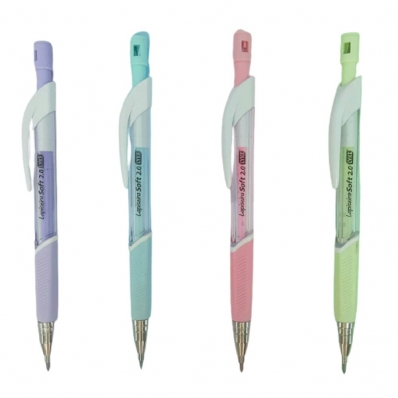 Lapiseira soft grip 2.0mm tons pastel 1 un