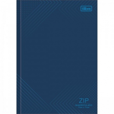Caderno universitário quadriculado 1x1 96 fls 7x7mm zip cores