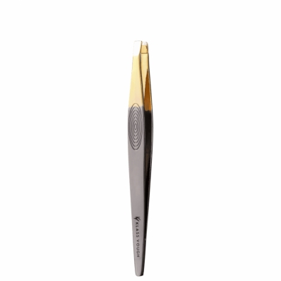 Pinça Reta Ponta Dourada Profissional, Klass Vough TW-048HQH