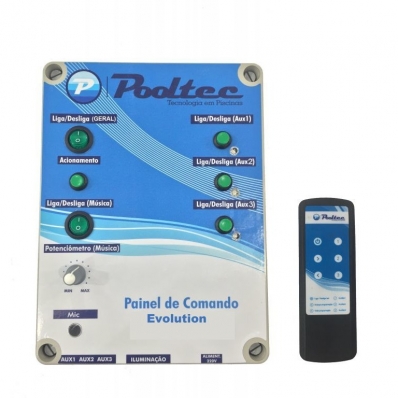 Comando Com Controle Para Leds Evolution Modelo A - Pooltec