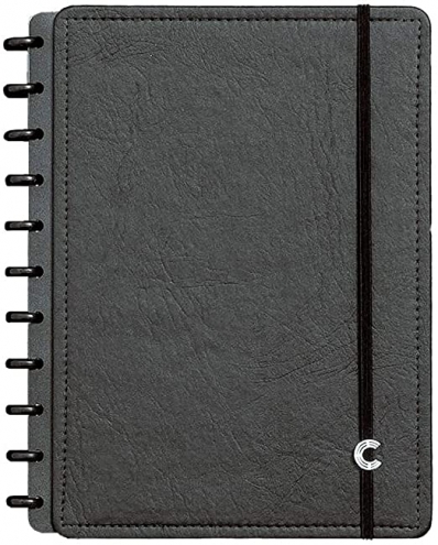 Caderno inteligente black ecológico A5 80 fls