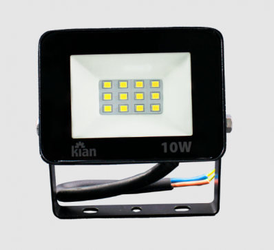 Projetor Led 10W-3000K - Preto
