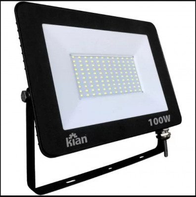 Projetor Led 100W-6500K -Preto