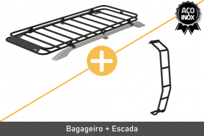 Combo SW4 INOX (Bagageiro + Escada)