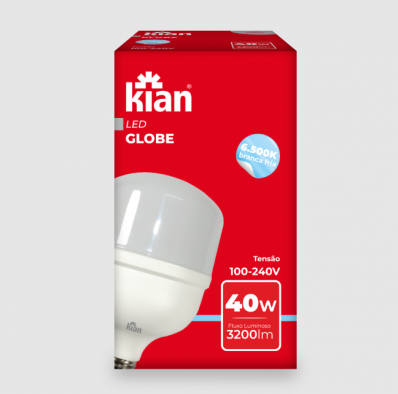 Lâmpada Led 40W 6.500K KIAN- Branca