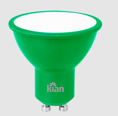  Lâmpada Par20 Led 6W- Verde