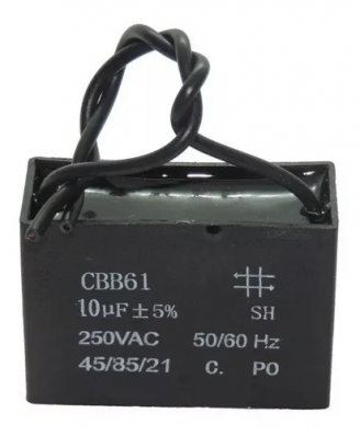 Capacitor P/Motor 10,0Uf 250Vac
