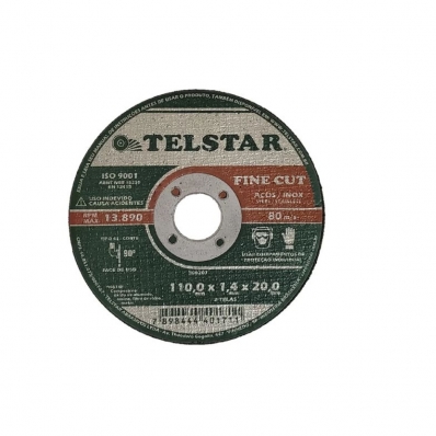 Disco Corte Fine Cut Inox/ Ferro 4.1/2 X 1,0 X 7/8 - Telstar