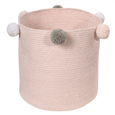 CESTA BUBBLY ROSA - 30 X 30 X 30 cm - Fikka