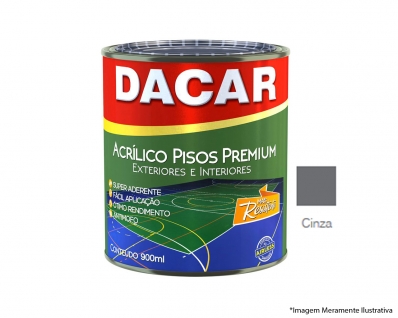 Tinta Dacar Piso Premium Cinza Chumbo 1/4