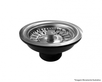 Valvula Pia Americ Higiban Aco Inox 4.1/2" 303541 Blister