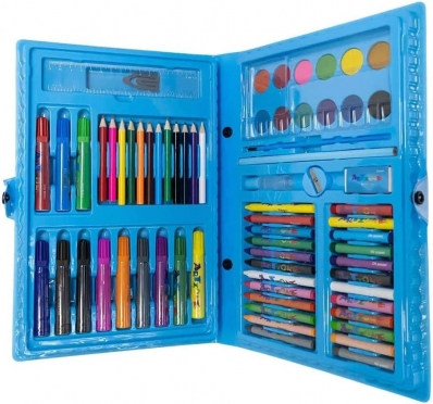 Maleta de pintura infantil - Estojo escolar 68 peças