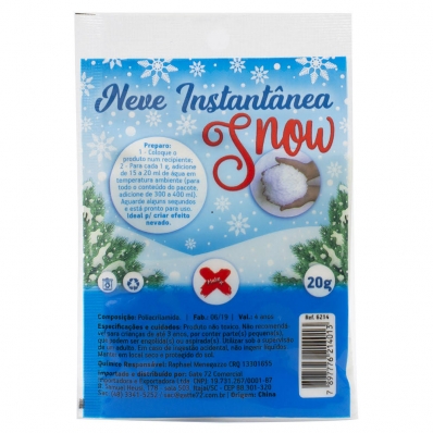 Neve instantânea artificial 20gr