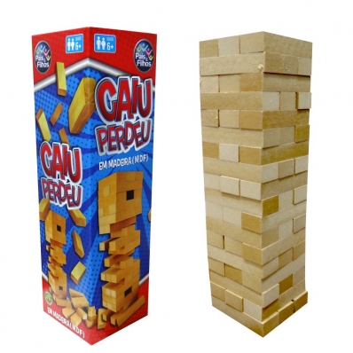 Jogo de mesa caiu perdeu - 54 Peças