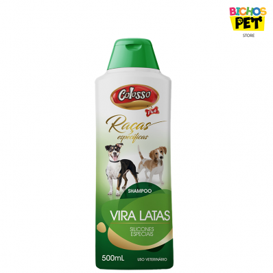 Shampoo p/ Cães Colosso Raças Específicas Vira Latas 500 ml