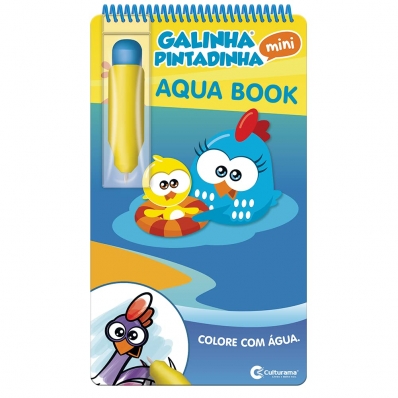 Galinha Pintadinha aqua book - Col. Colore com água!