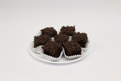 Bolo de Chocolate simples para coffee break