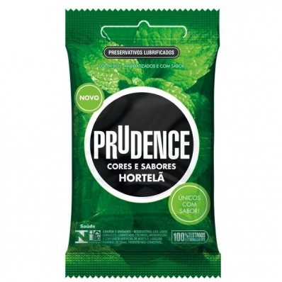 Preservativo Hortelã Com 3 Unidades Prudence