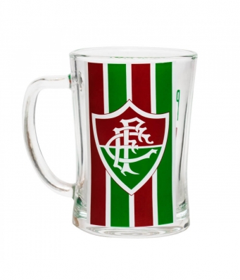 Caneca De Vidro Gigante 650ml - Fluminense