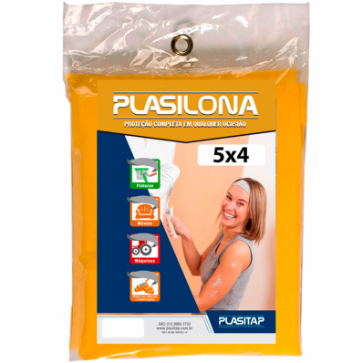 Lona Plastica Plasitap Amarela 4X5Mt