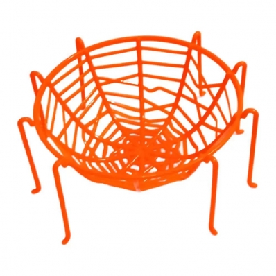 Cesta Teia De Aranha Decoração Halloween
