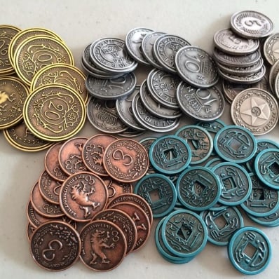 SCYTHE METAL COINS