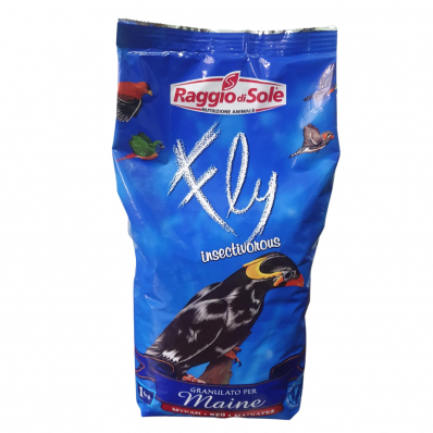 Fly Granulare Nero - Peletizada para Frugívoros 1 Kg - Raggio di Sole