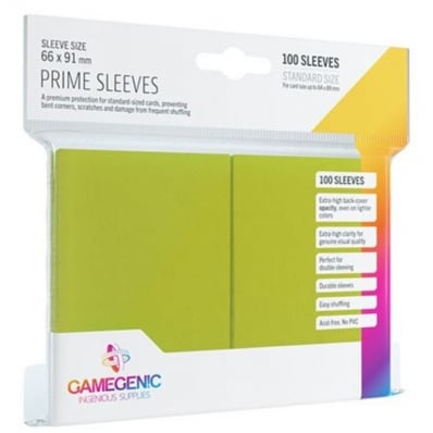 SLEEVES GAMEGENIC PRIME LIMA - 66X91MM