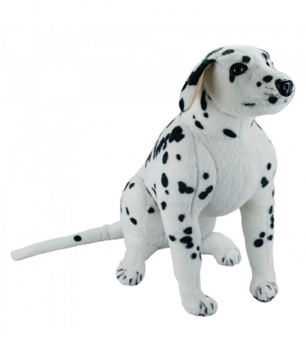 Cachorro Dálmata Realista Sentado 52cm - Pelúcia