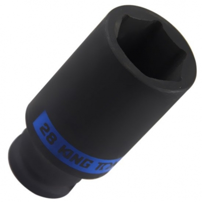 SOQUETE DE IMPACTO EXTRA LONGO 28MM - 1/2POL KING TONY