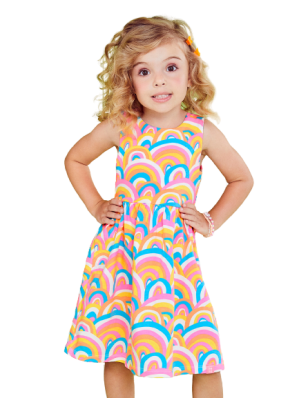 VESTIDO ARCO IRIS MOMI