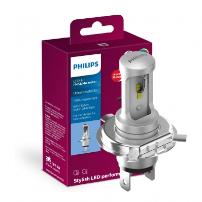 Lampada do Farol Philips H4 Led Ultinon Moto -11458umwx1