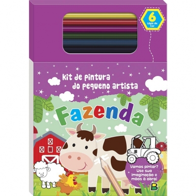 Fazenda - Col. kit de pintura do pequeno artista