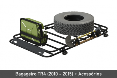 Bagageiro TR4 (2010-2015) + Acessórios