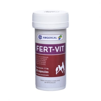 FERT-VIT - CANTO E FERTILIDADE - 25 Cápsulas Amgercal