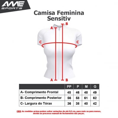 CAMISA SENSITIV PRETA FEMININA