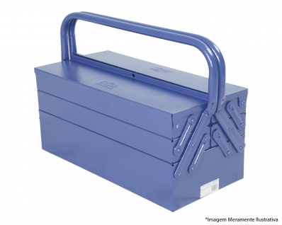 Caixa Ferram Aco Sanf 5Gav 50X20X21Cm 07