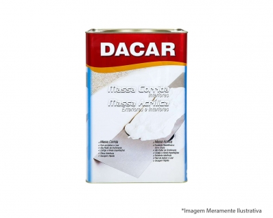 Massa Corrida Acrilica Dacar 1/4"