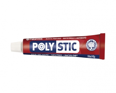 Silicone Polystic Eco Selante Incolor 50Ml/040G S/Blister c/30pcs