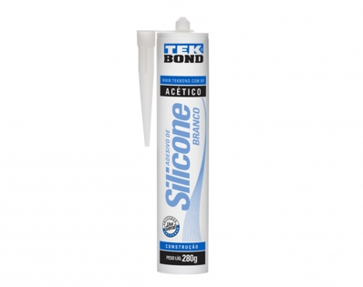 Silicone Tekbond Acetico Branco 280G c/6pcs