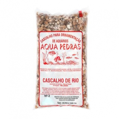 Cascalho para Aquário Aqua Pedras Nº 2 1 kg