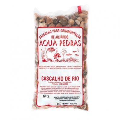 Cascalho para Aquário Aqua Pedras Nº 3 1 kg