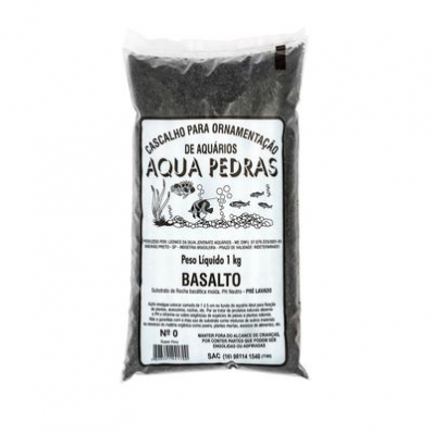 Substrato para Aquários Basalto Aqua Pedras Nº 0 1kg