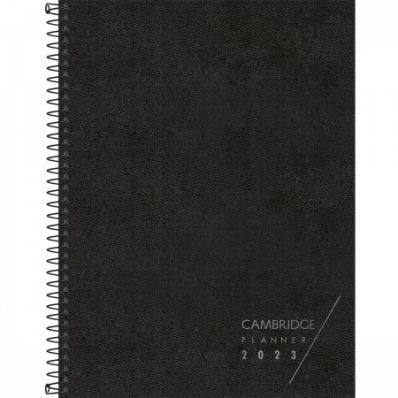 Planner espiral diário executivo cambridge 200 fls 200x275mm 2023